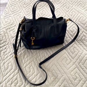 Fossil Leather Crossbody Bag
